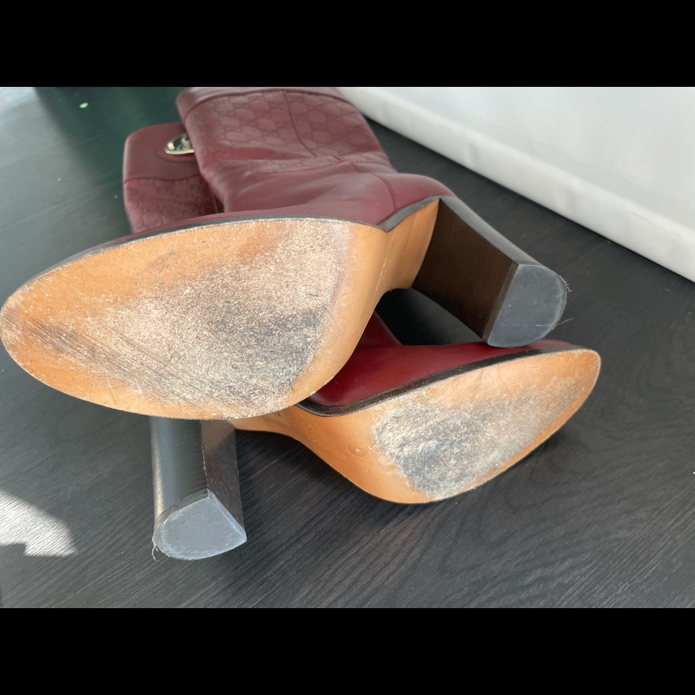 Gucci 85 anniversary Guccissima brown leather boot - Picture 7 of 7